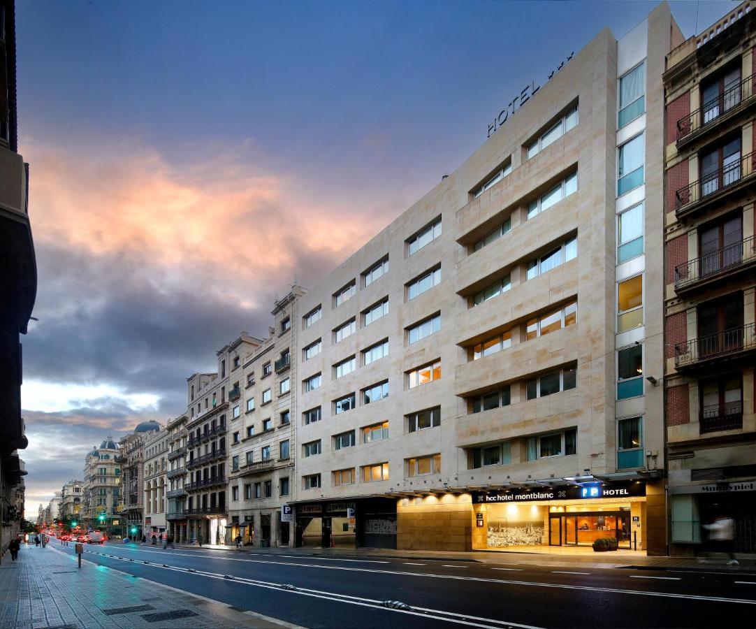 Hcc Montblanc Hotel Barcelona Bagian luar foto